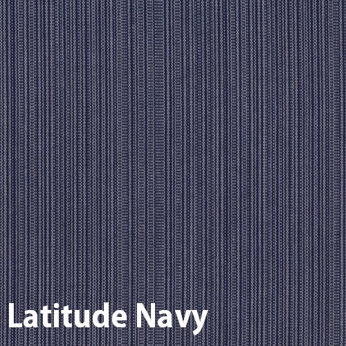 An up close view of the navy/blue of this umbrella.