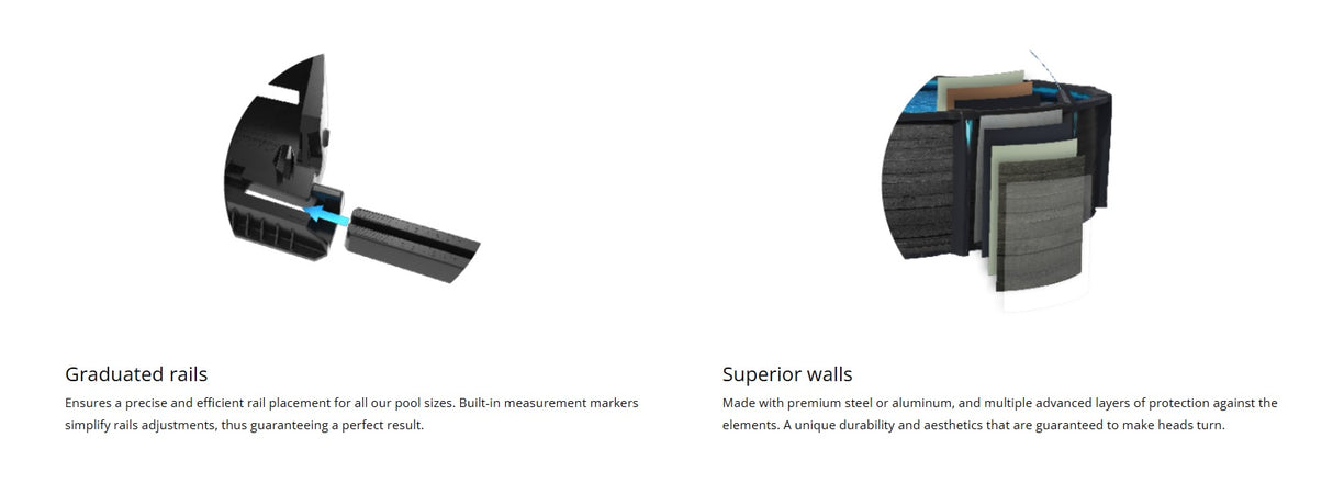 Carvin® Premium Series Equinox™ Lava Above Ground Swimming Pool