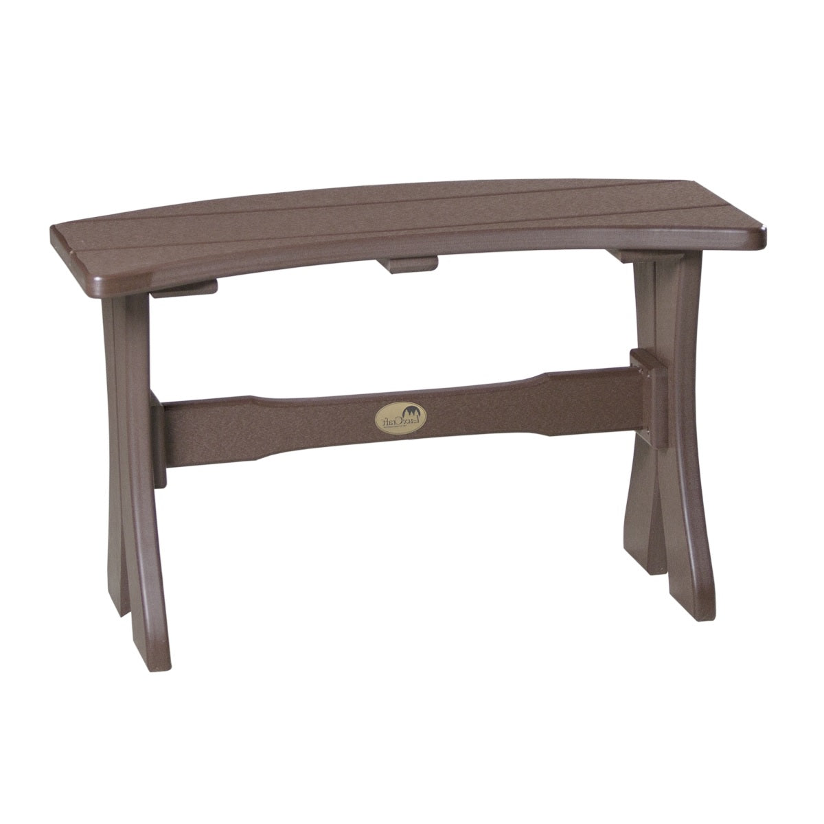 This is the Chestnut Brown colored Table Bench on a white background.