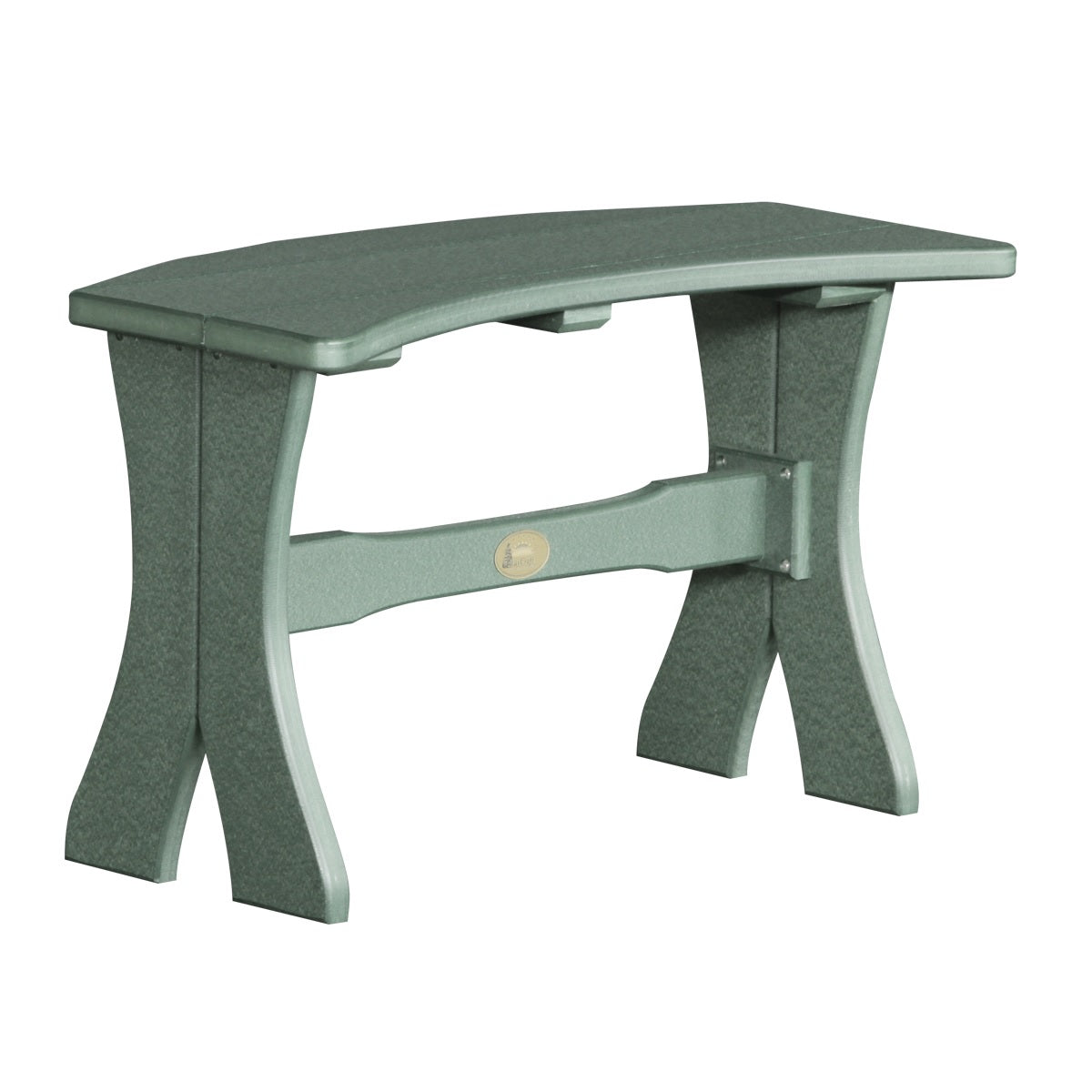 This is the Green colored Table Bench on a white background.
