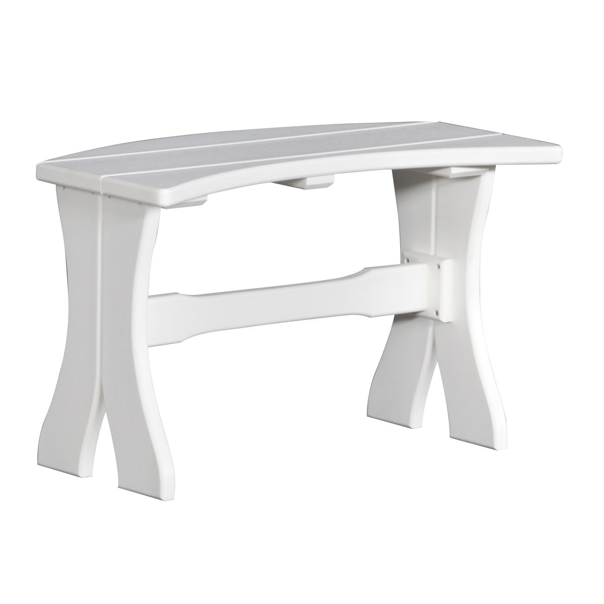 This is the White colored Table Bench on a white background.