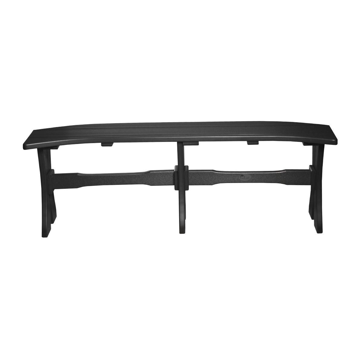 This is the Black colored Table Bench on a white background.