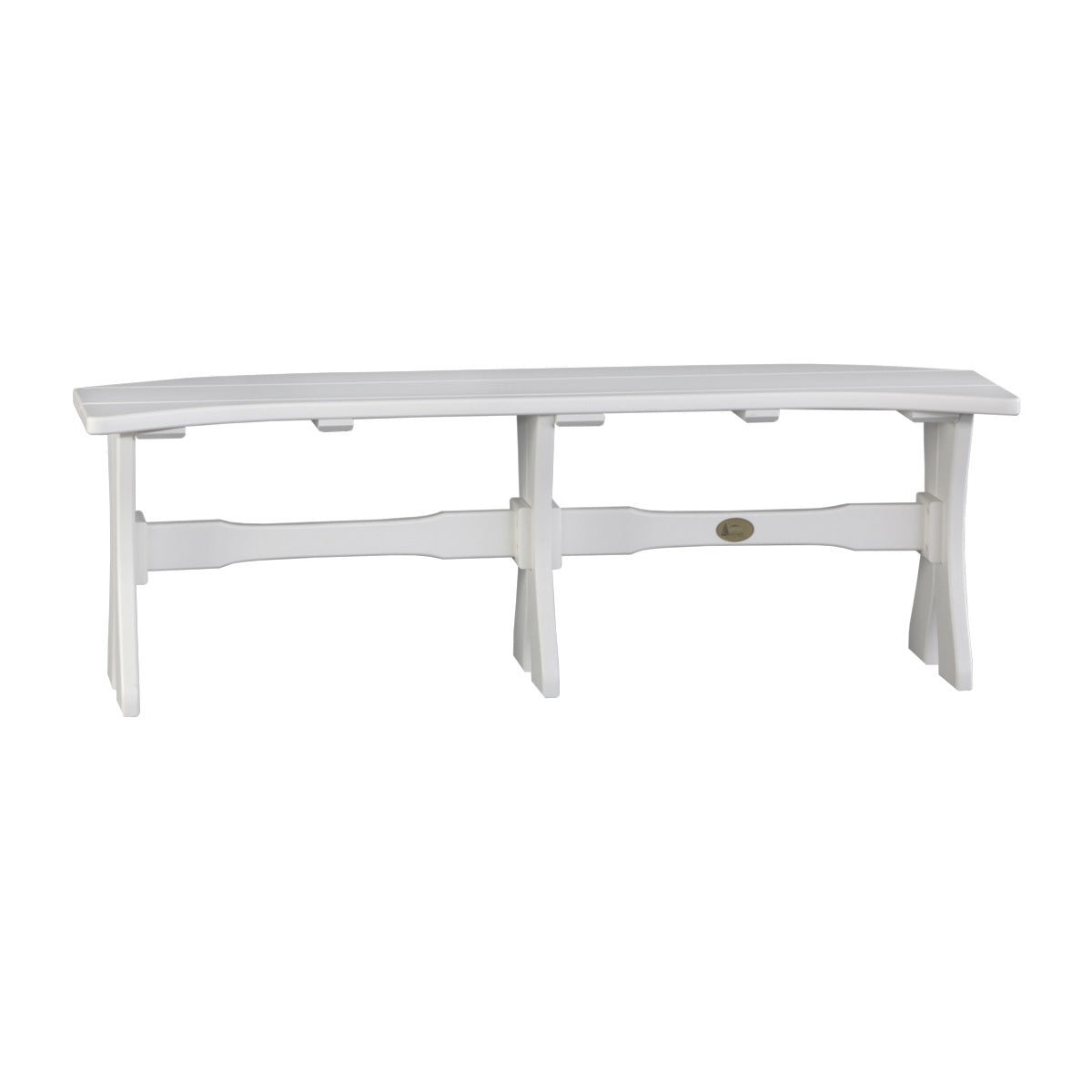 This is the White colored Table Bench on a white background.