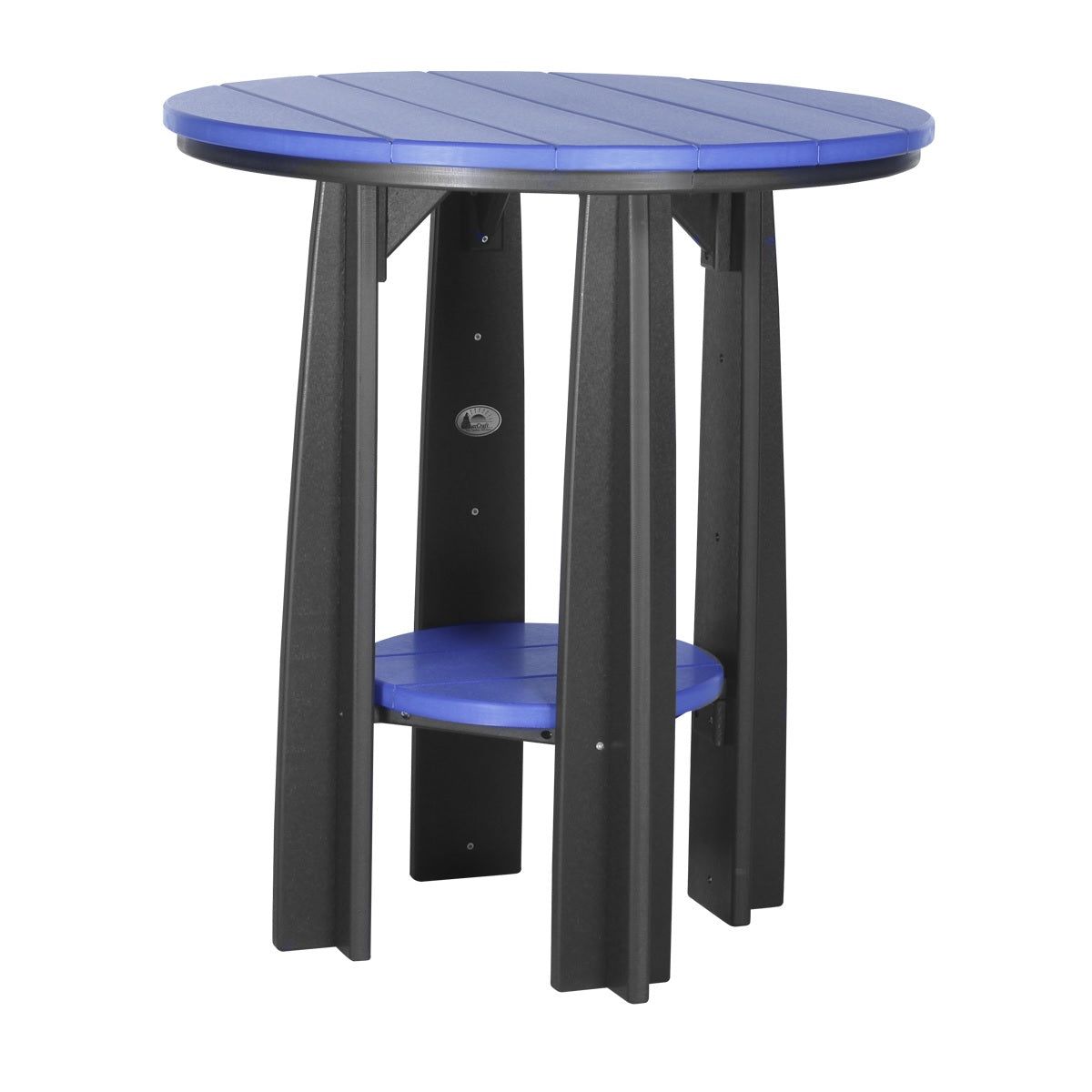 This is the Blue and Black colored Balcony Table on a white background.