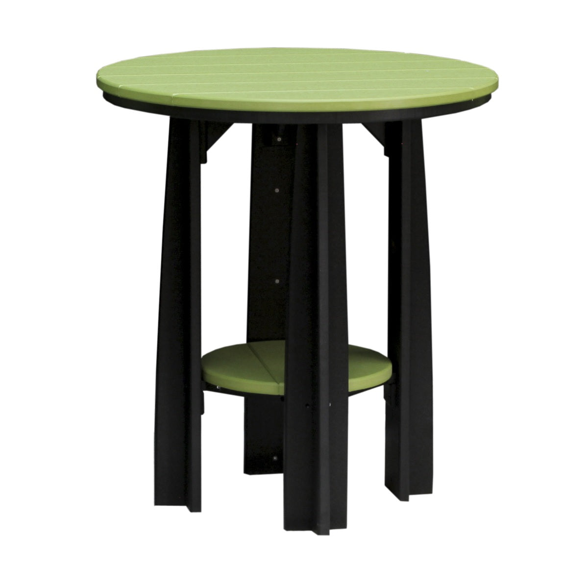 This is the Lime Green and Black colored Balcony Table on a white background.