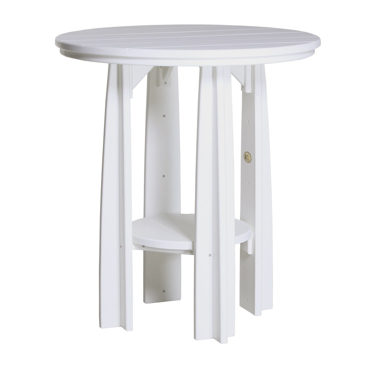 This is the White colored Balcony Table on a white background.