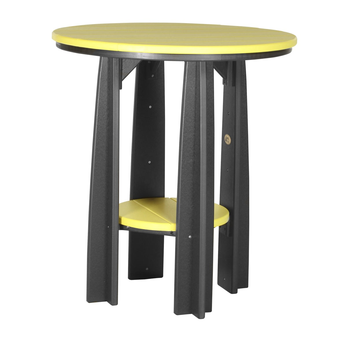 This is the Yellow and Black colored Balcony Table on a white background.