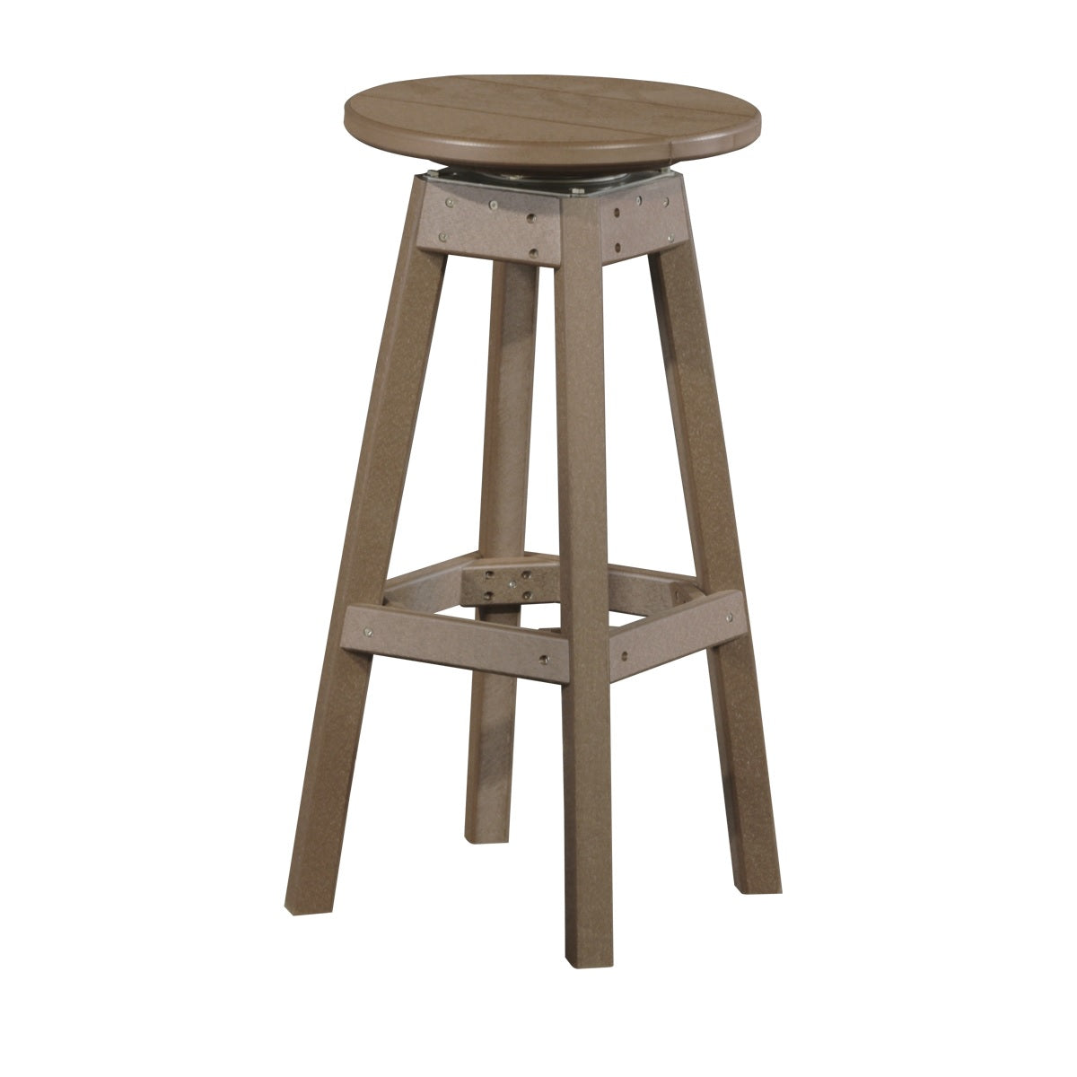 This is the Chestnut Brown colored Bar Stool on a white background.
