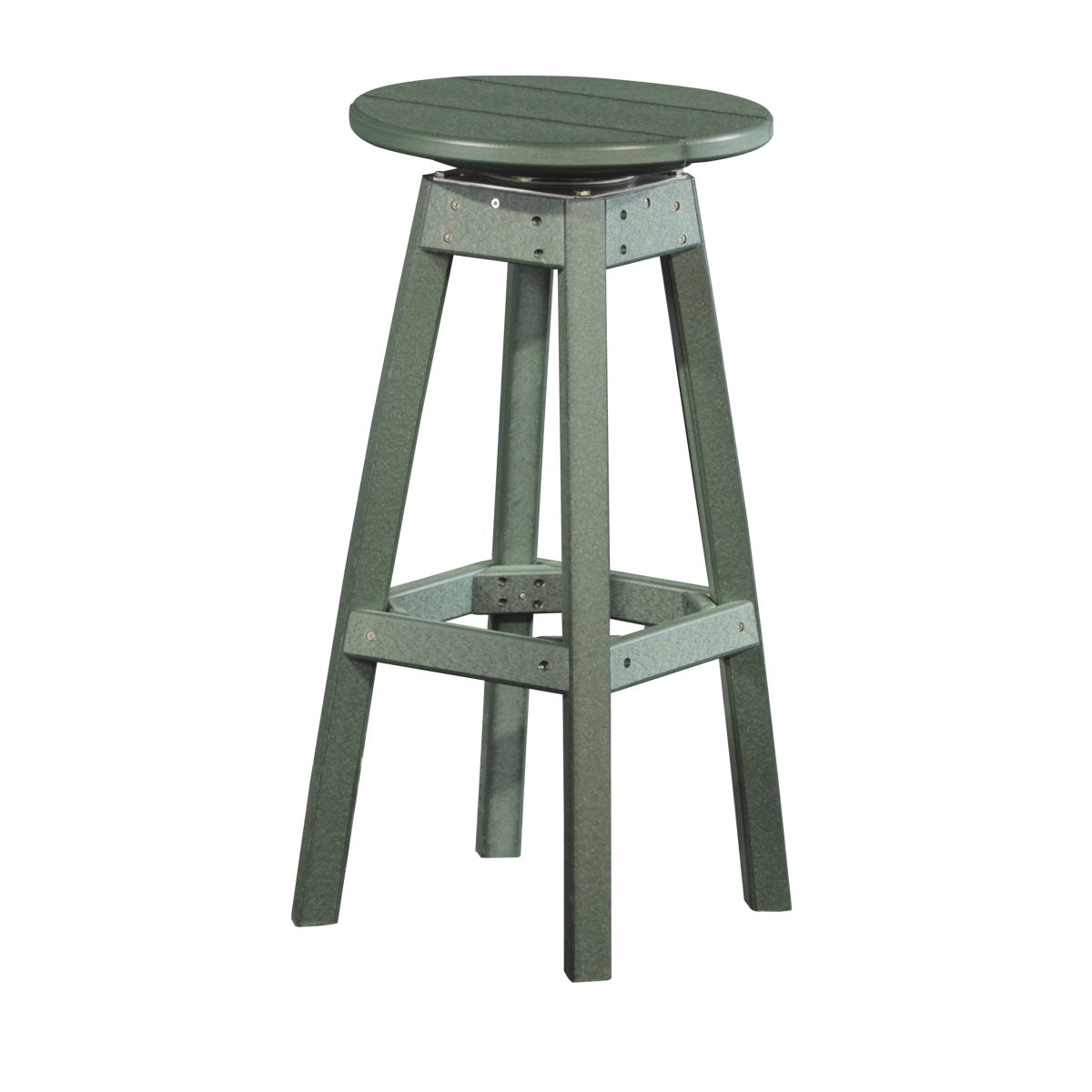 This is the Green colored Bar Stool on a white background.