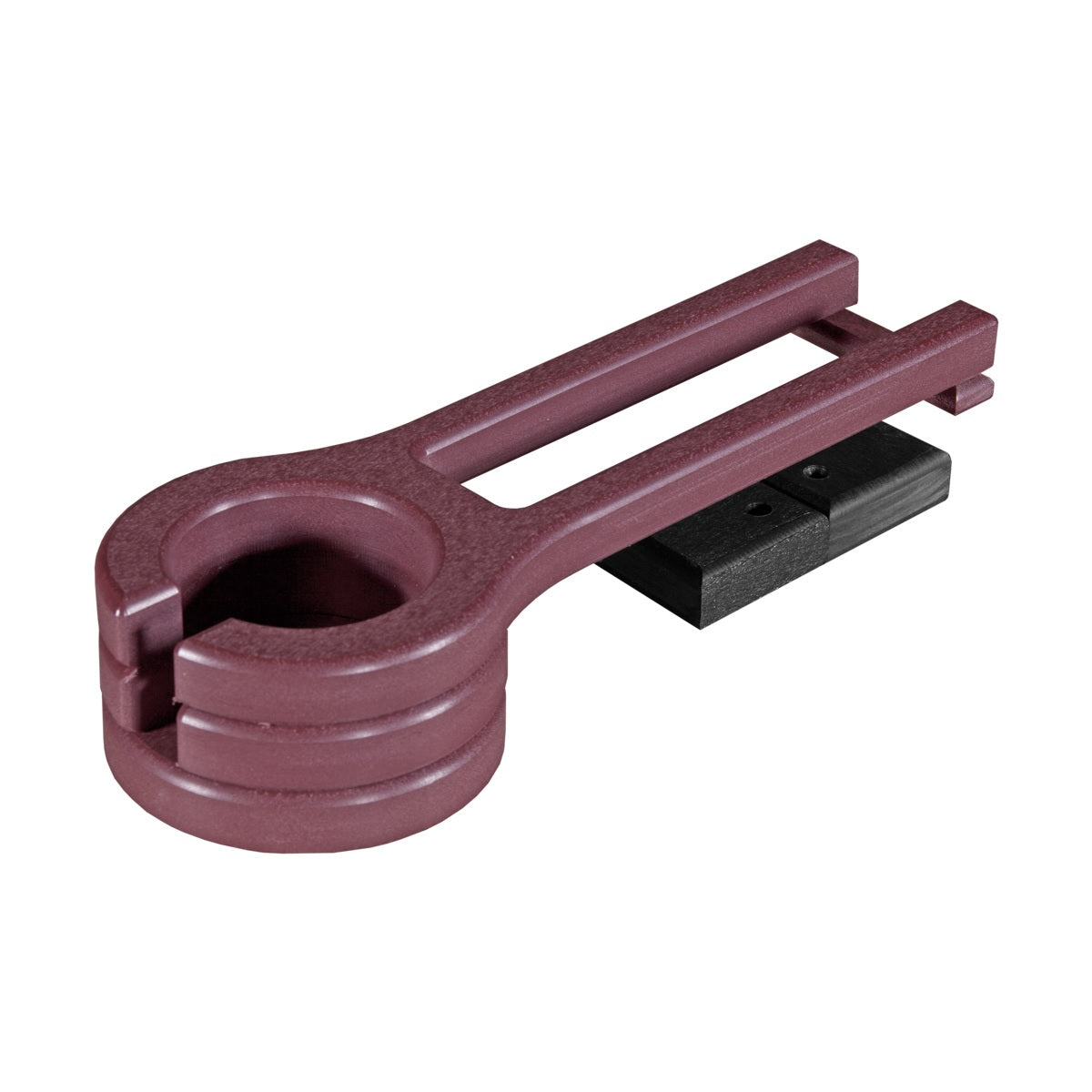 This is the Cherrywood and Black colored cup holder on a white background.