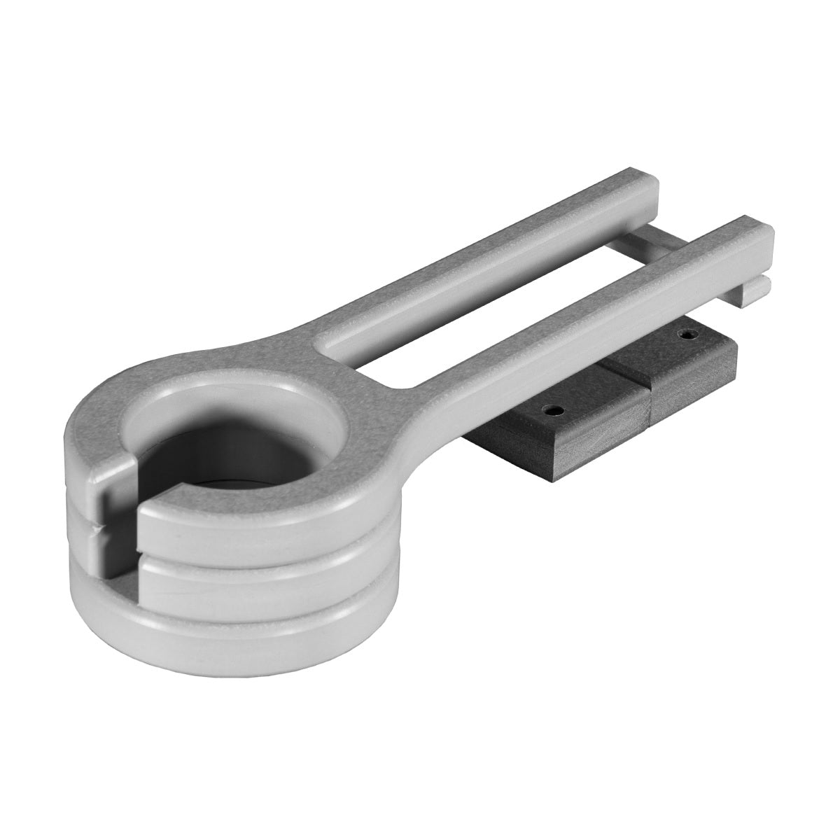 This is the Dove Gray and Slate colored cup holder on a white background.