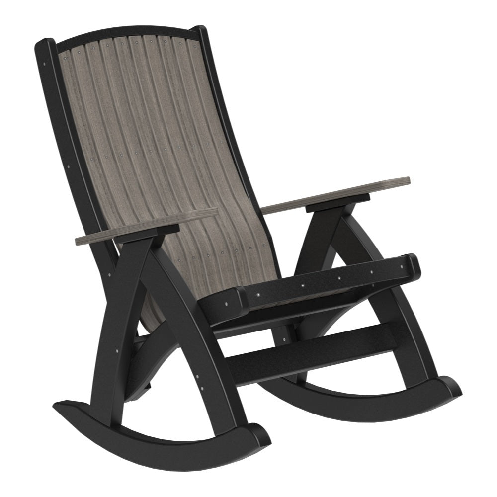 This is the Coastal Gray and Black colored Comfort Chair on a white background.