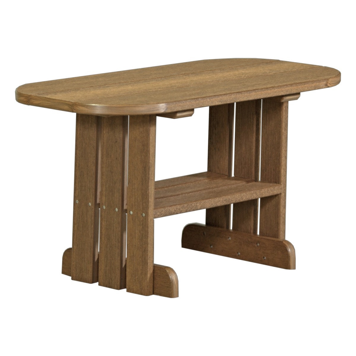 This is the Antique Mahogany colored coffee table on a white background.