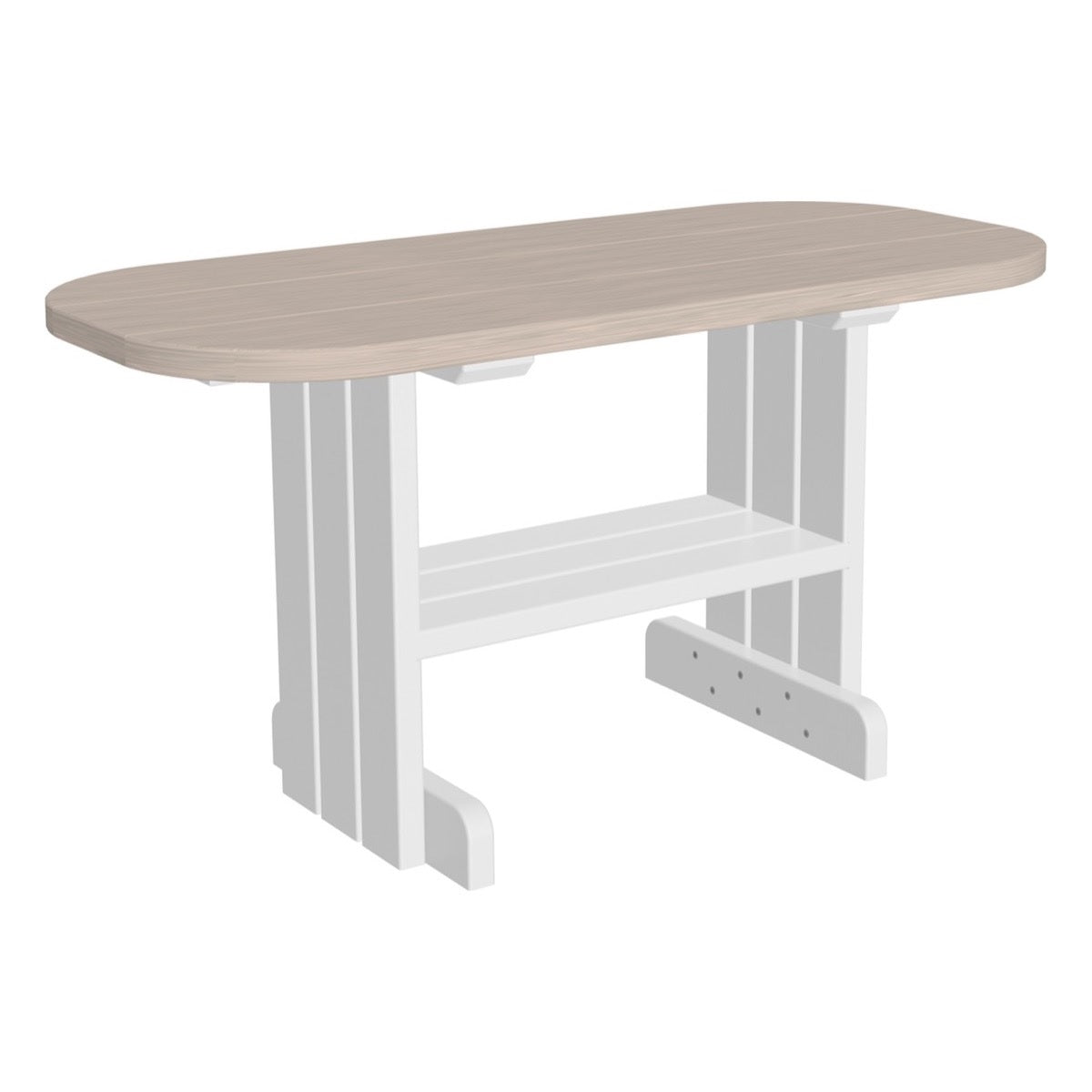 This is the Birch and White colored coffee table on a white background.