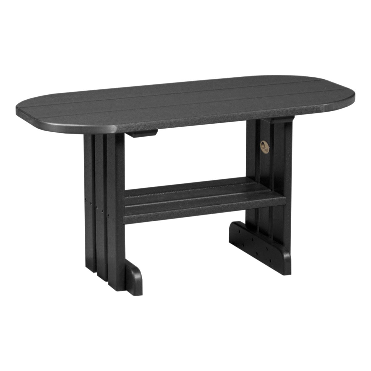 This is the Black colored coffee table on a white background.
