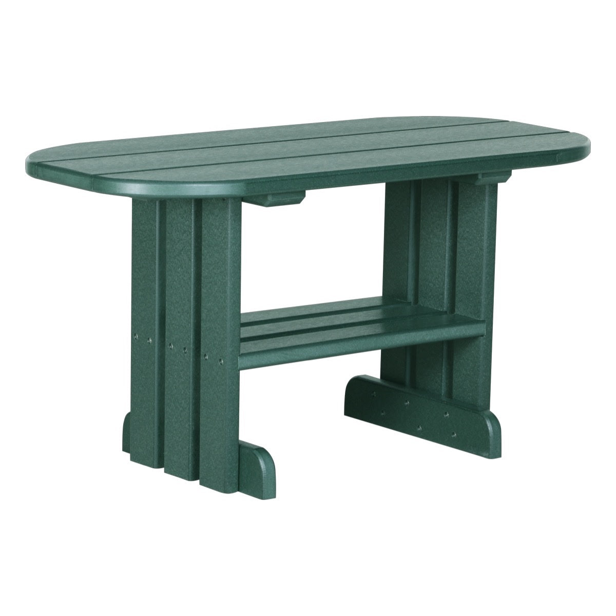 This is the Green colored coffee table on a white background.