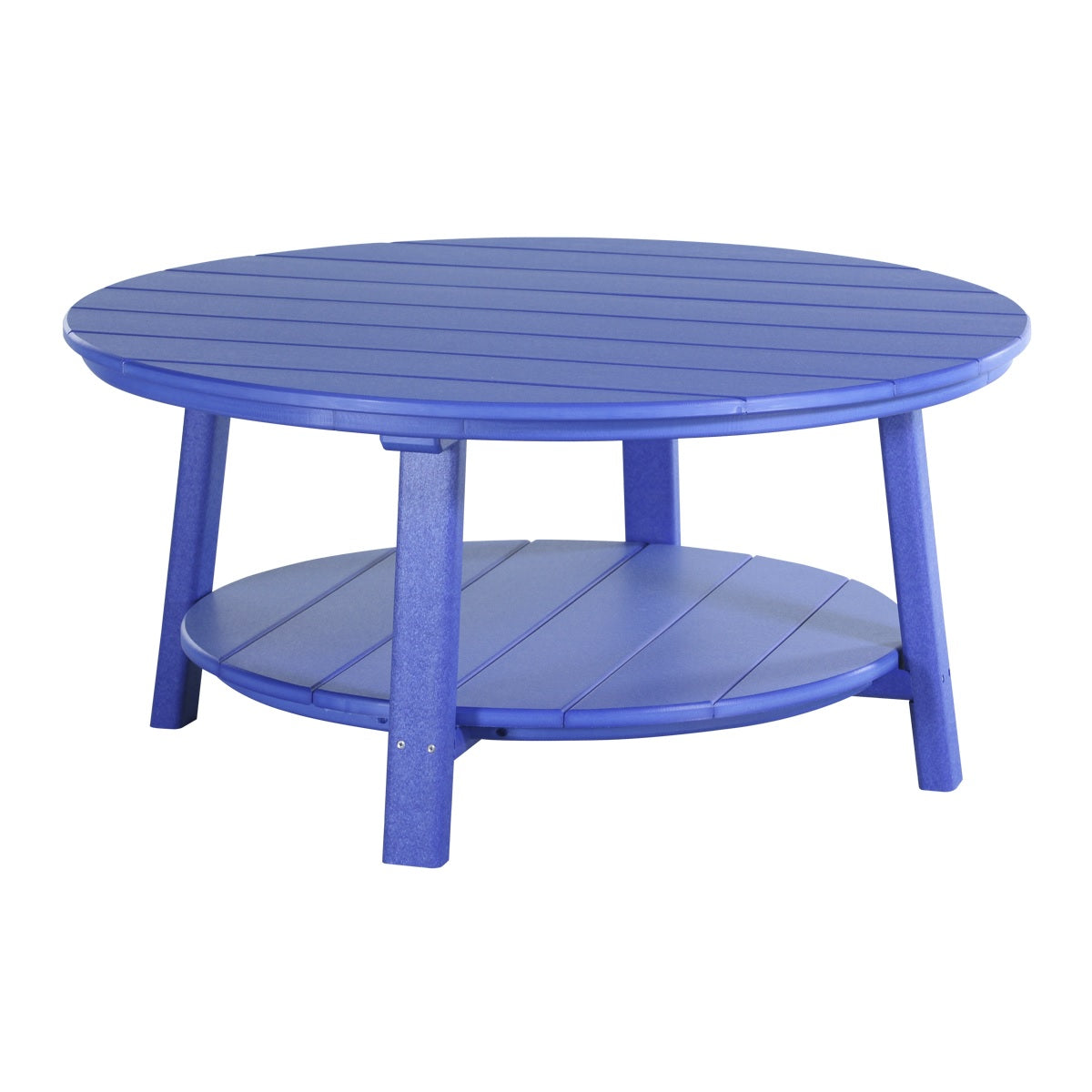 This is the Blue colored conversation table on a white background.