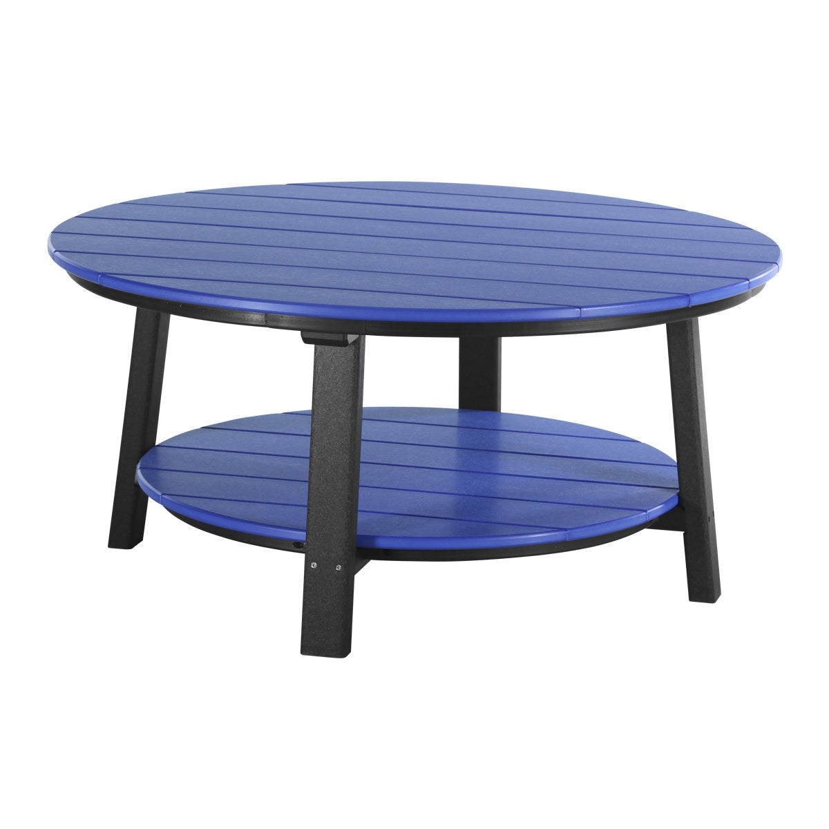 This is the Blue and Black colored conversation table on a white background.