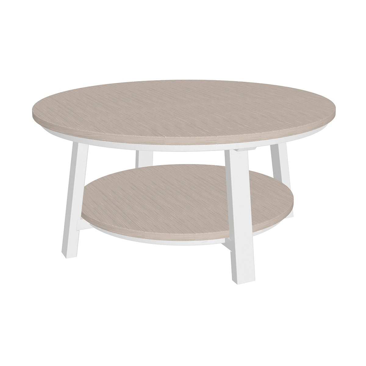This is the Birch and White colored conversation table on a white background.