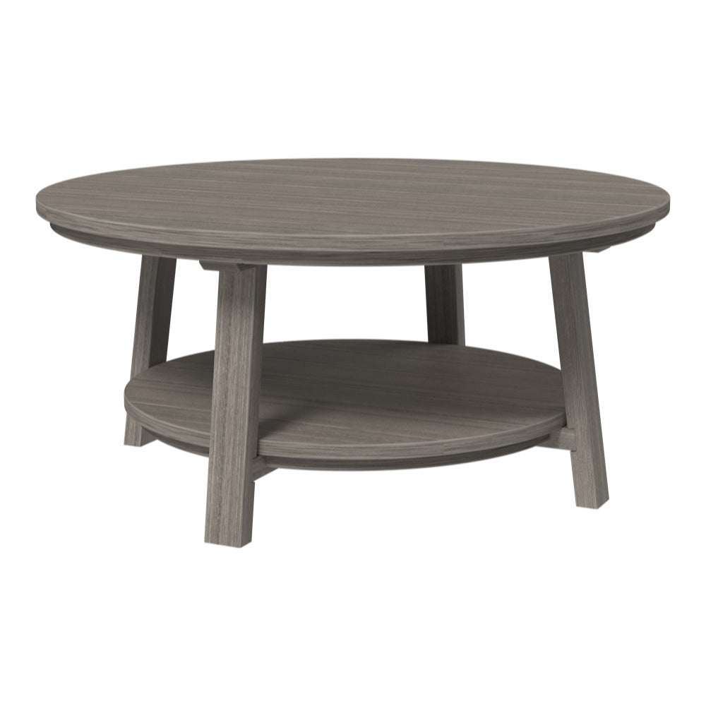 This is the Coastal Gray colored conversation table on a white background.