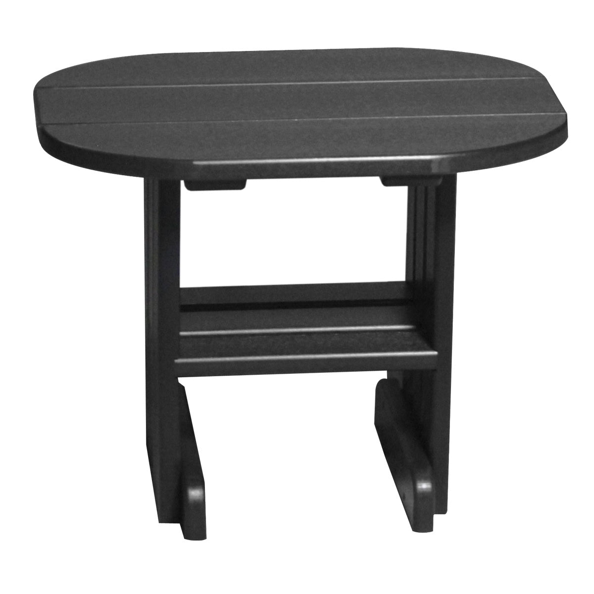 This is the Black colored end table on a white background.