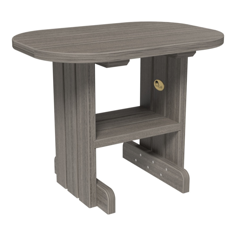 This is the Coastal Gray colored end table on a white background.