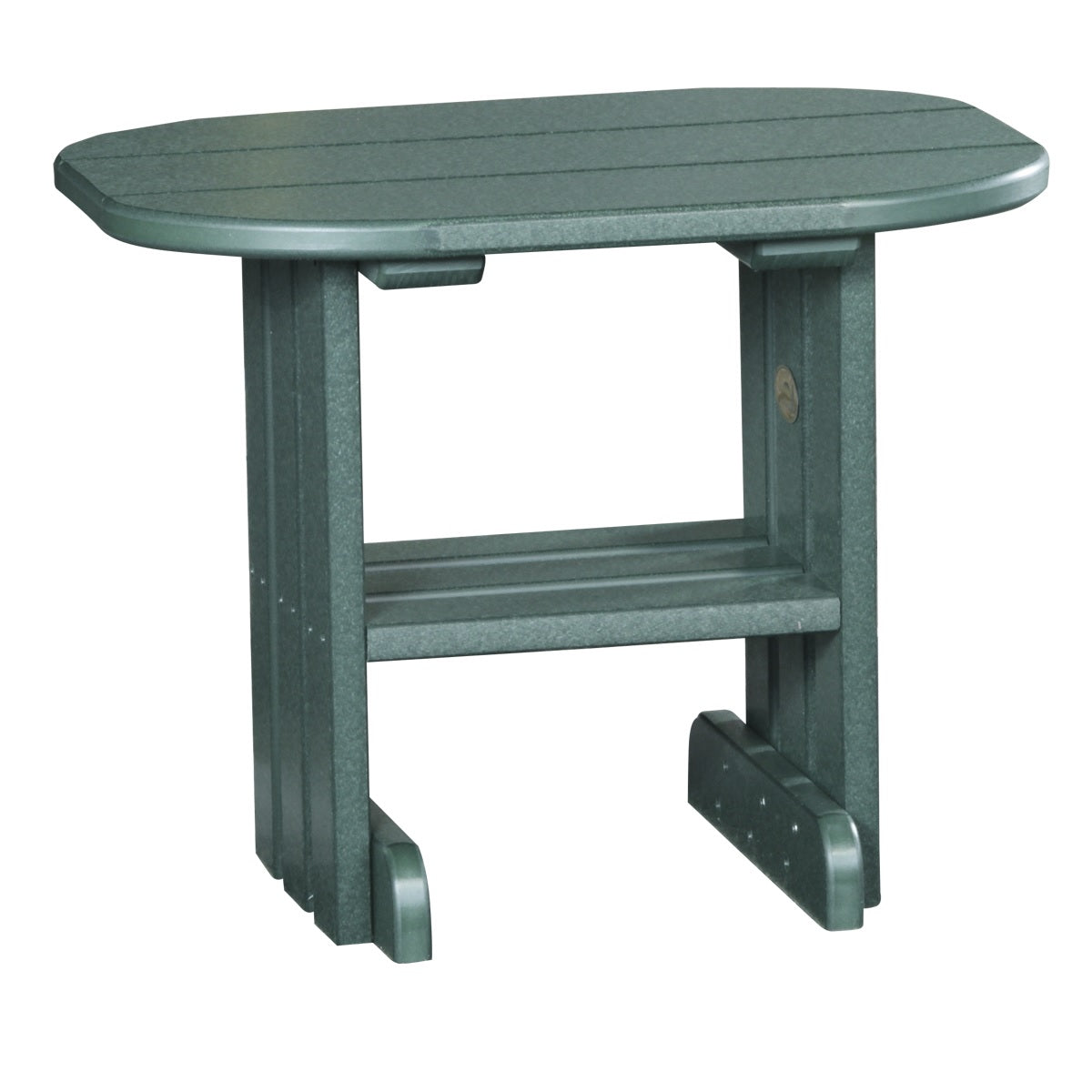 This is the Green colored end table on a white background.