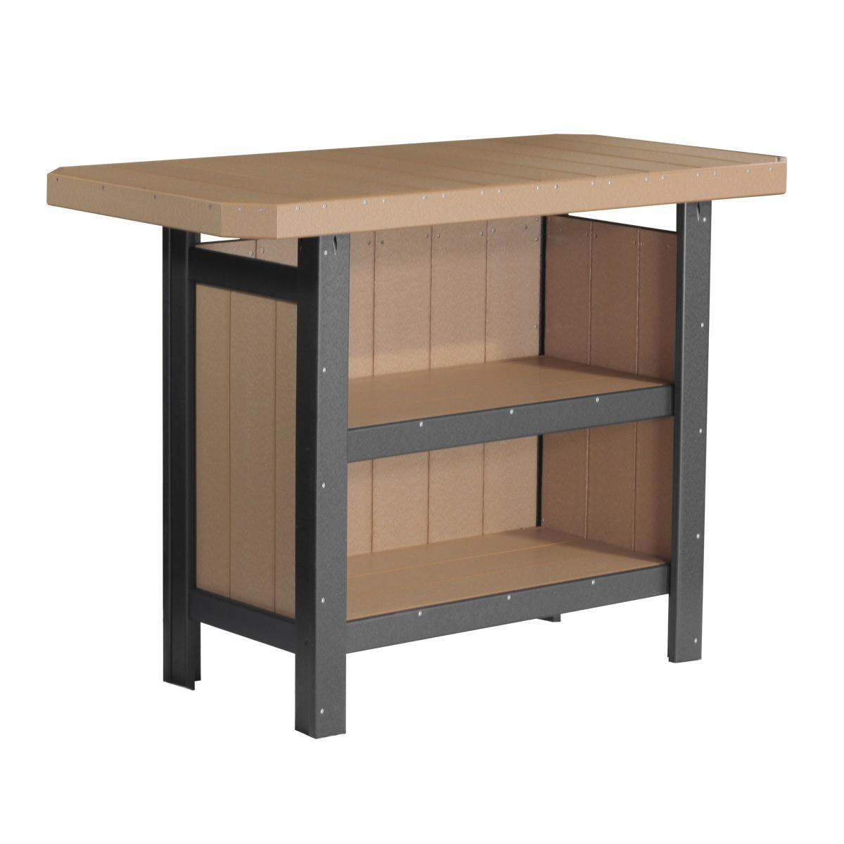 This is the Cedar and Black colored Serving Bar on a white background.