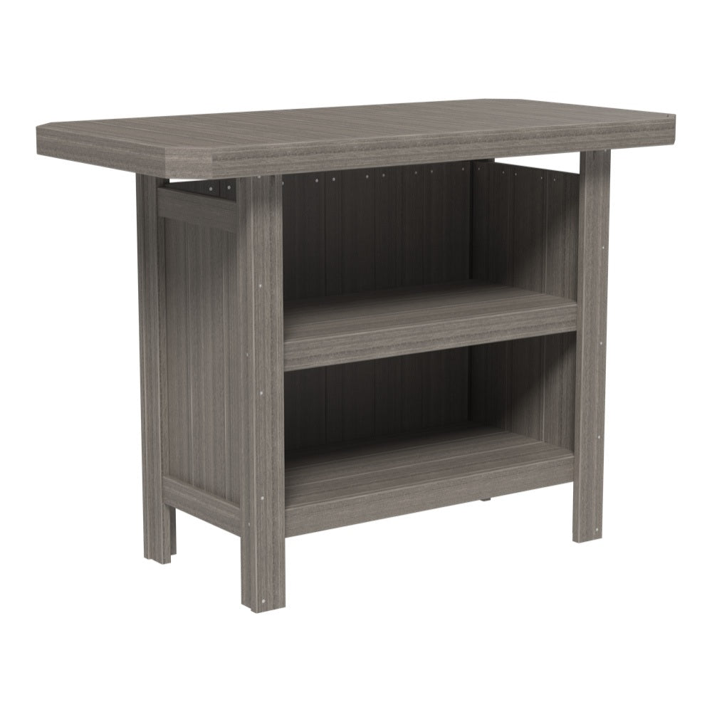 This is the Coastal Gray colored Serving Bar on a white background.