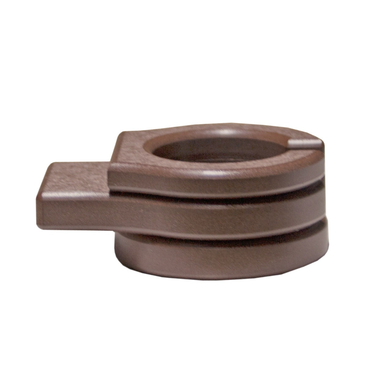This is the Chestnut Brown colored cup holder add-on on a white background.
