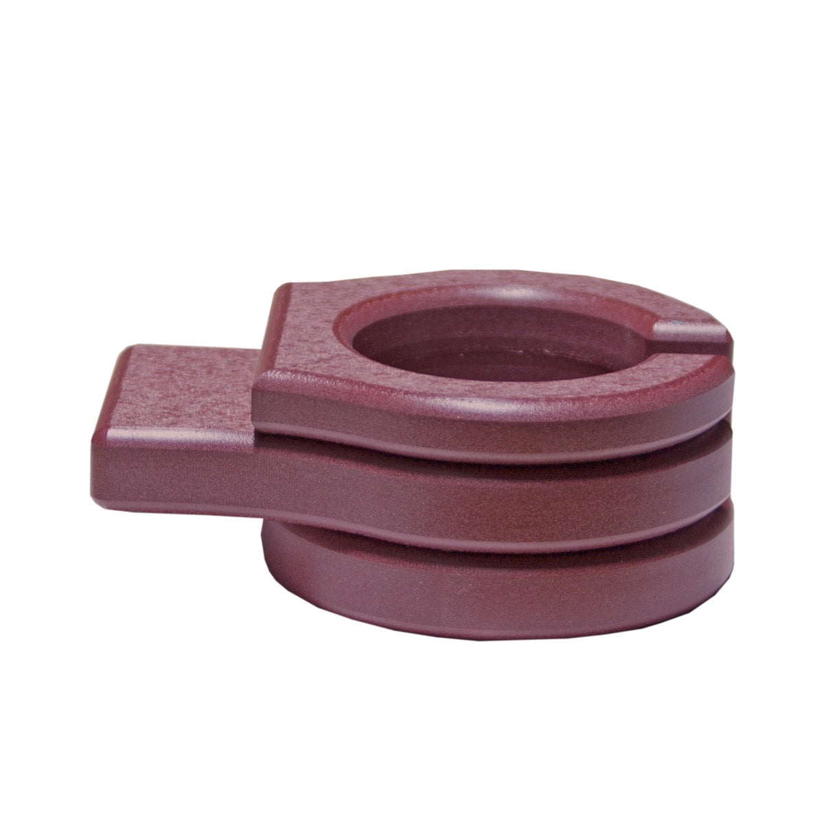 This is the Cherrywood colored cup holder add-on on a white background.