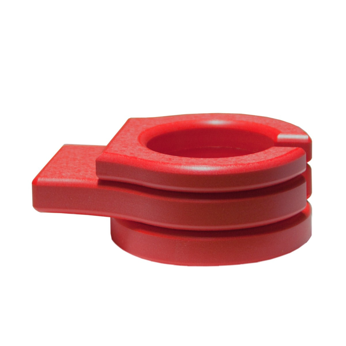 This is the Red colored cup holder add-on on a white background.