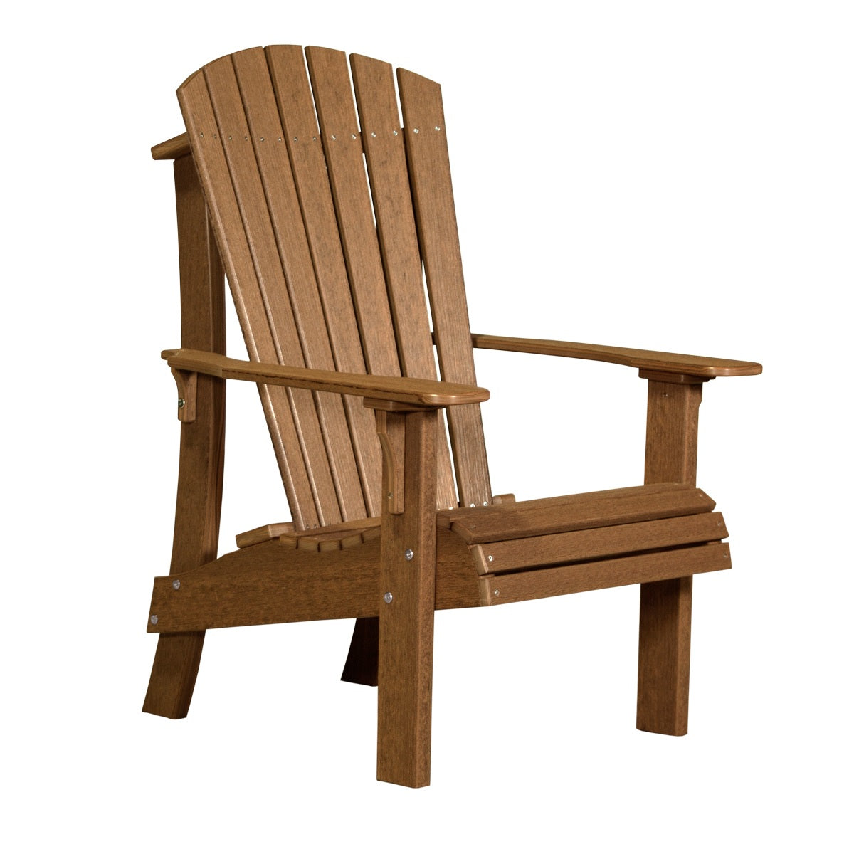 This is the Antique Mahogany colored Adirondack chair on a white background.