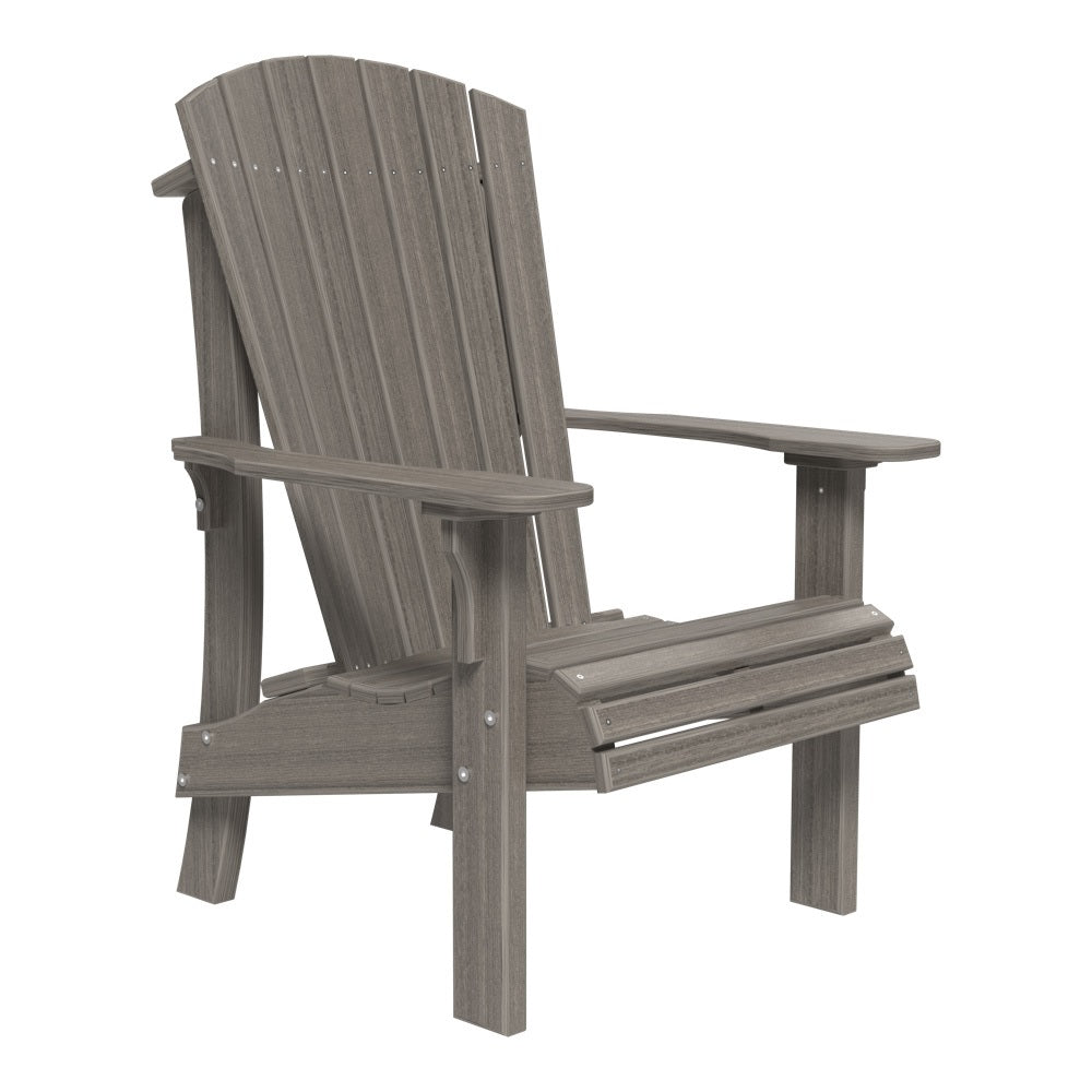 This is the Coastal Gray colored Adirondack chair on a white background.