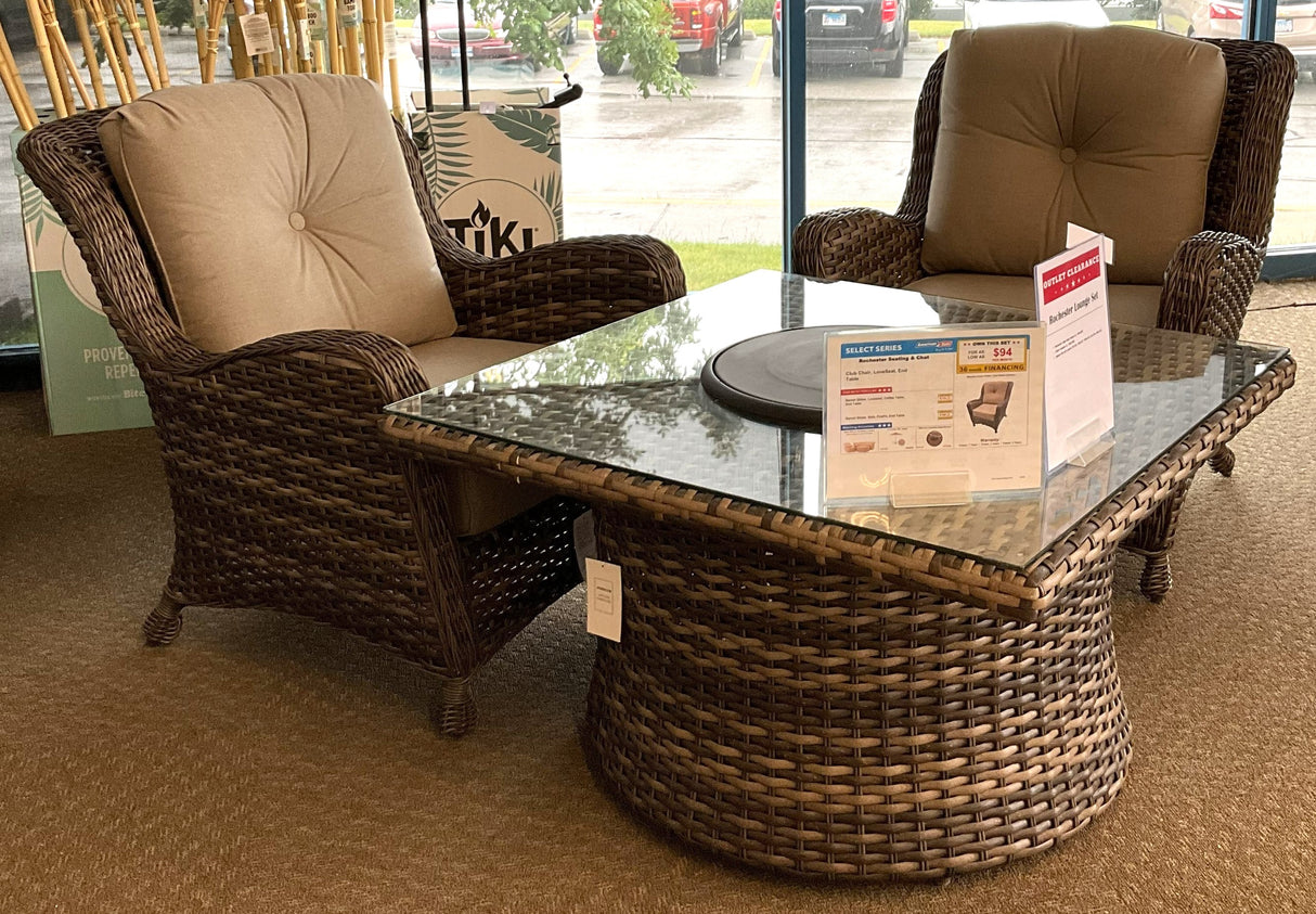Outlet Rochester Fire Pit Set