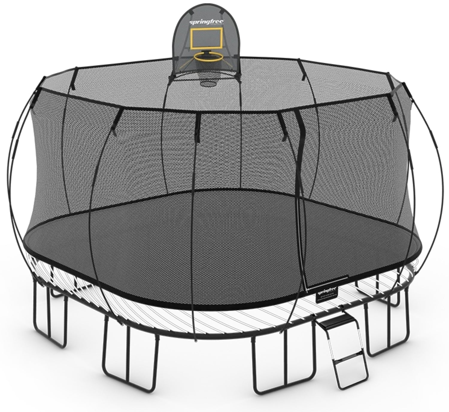 13' x 13' Jumbo Square Springfree Trampoline Ultimate Bundle