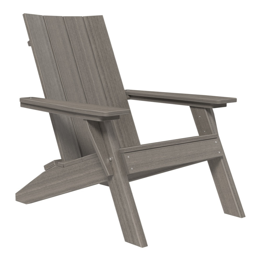 This is the Coastal Gray colored Adirondack chair on a white background.