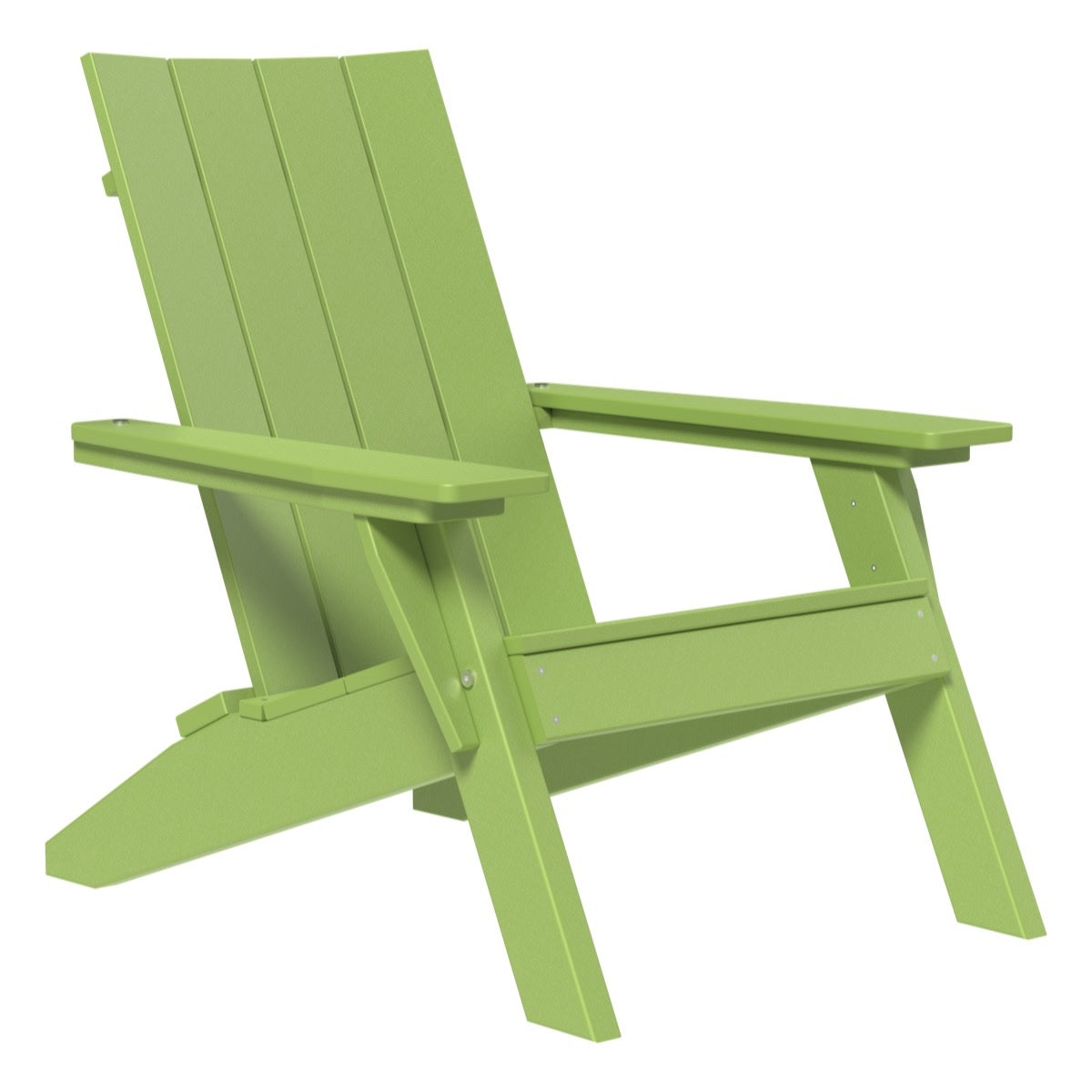 This is the Lime Green colored Adirondack chair on a white background.