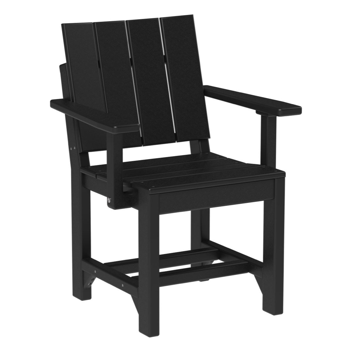 This is the Black colored Urban Arm Chair on a white background.
