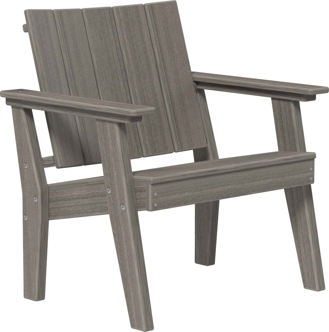 This is the Coastal Gray colored Urban Chat Chair on a white background.