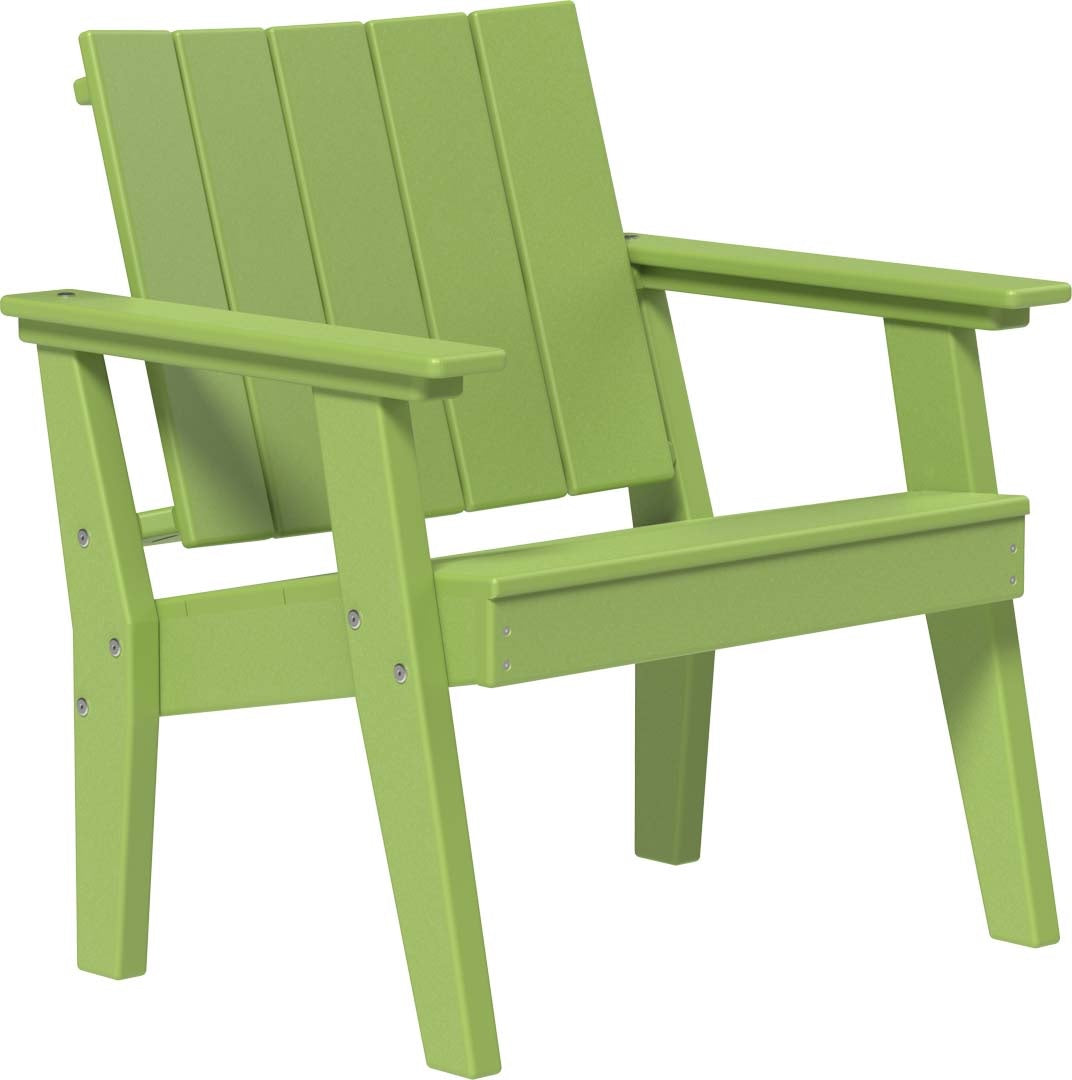 This is the Lime Green colored Urban Chat Chair on a white background.