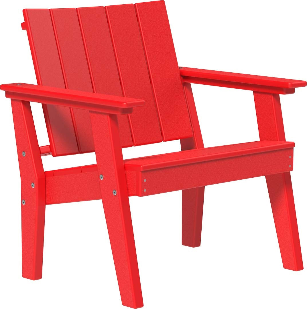 This is the Red colored Urban Chat Chair on a white background.
