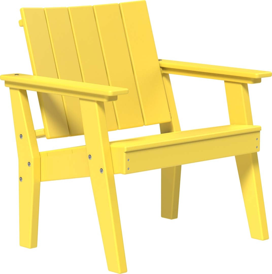 This is the Yellow colored Urban Chat Chair on a white background.