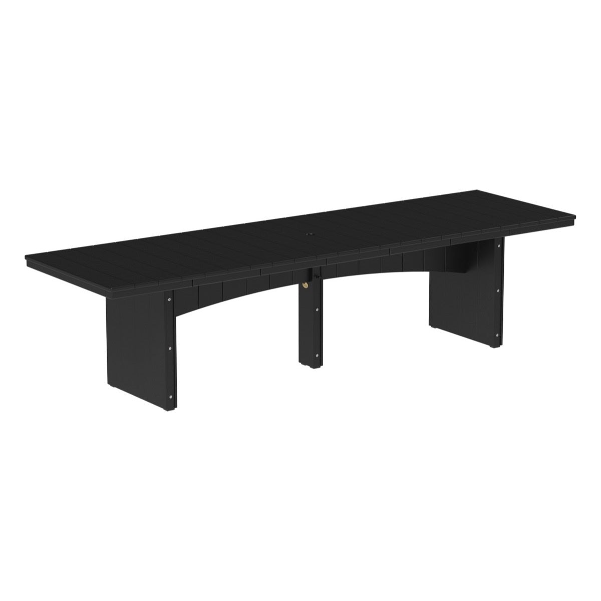 This is the Black colored dining table on a white background.