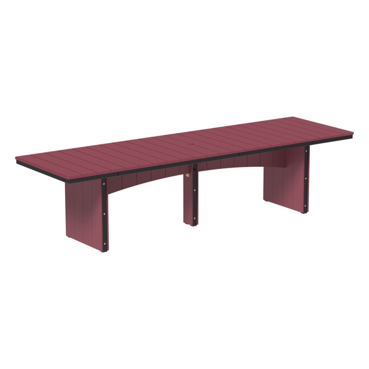This is the Cherrywood and Black colored dining table on a white background.