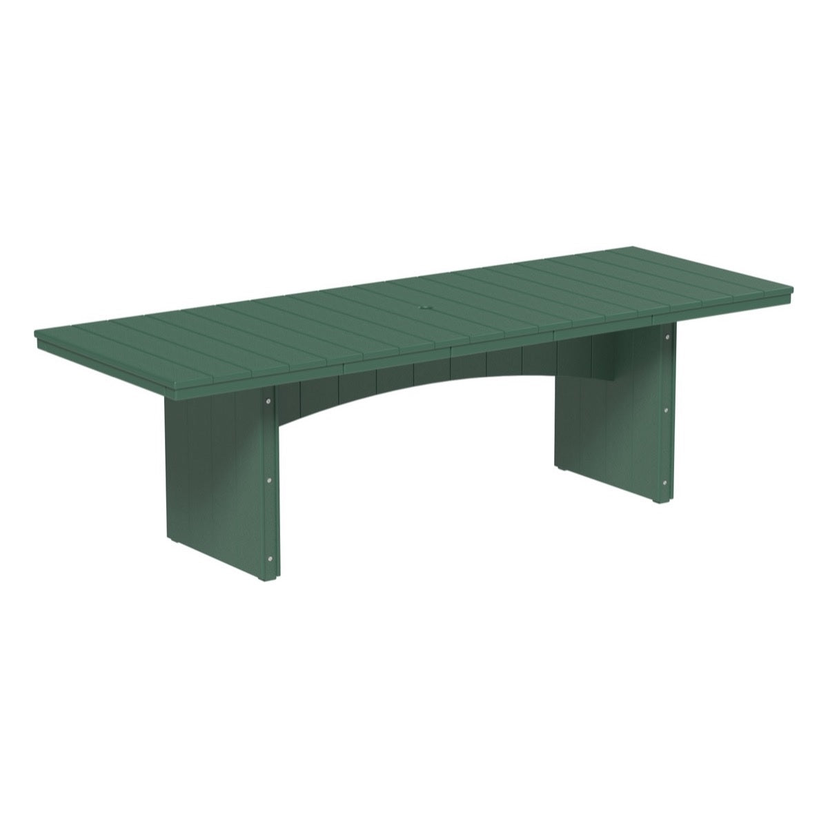 This is the Green colored dining table on a white background.