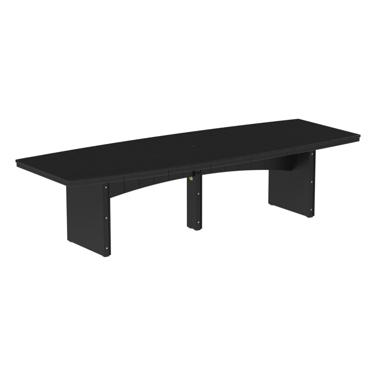 This is the Black colored dining table on a white background.