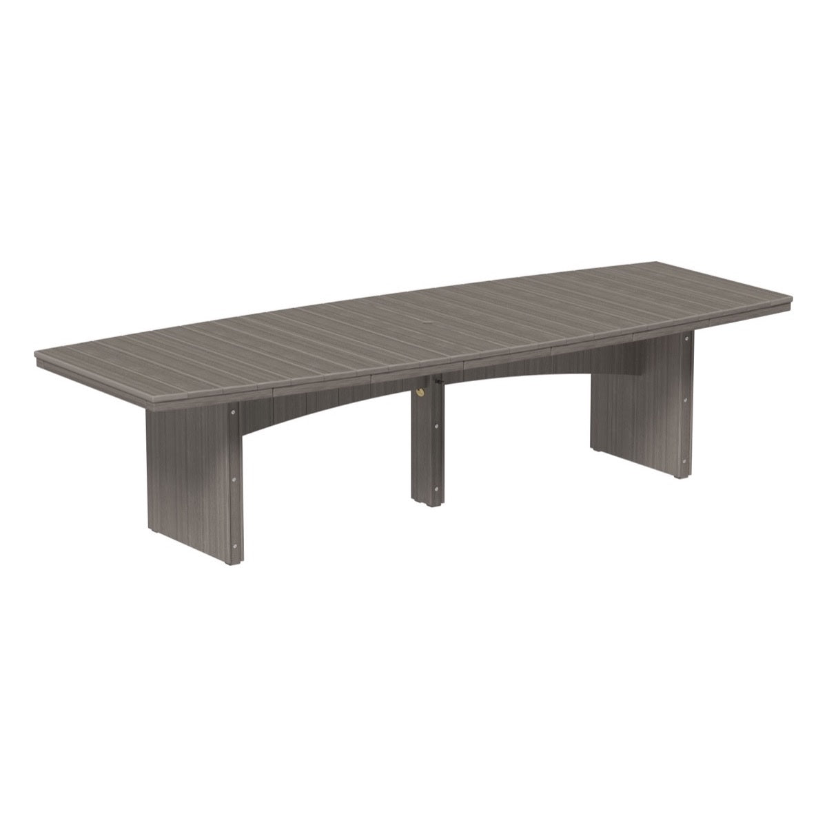 This is the Coastal Gray colored dining table on a white background.