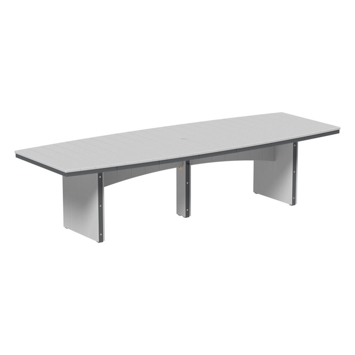 This is the Dove Gray and Slate colored dining table on a white background.