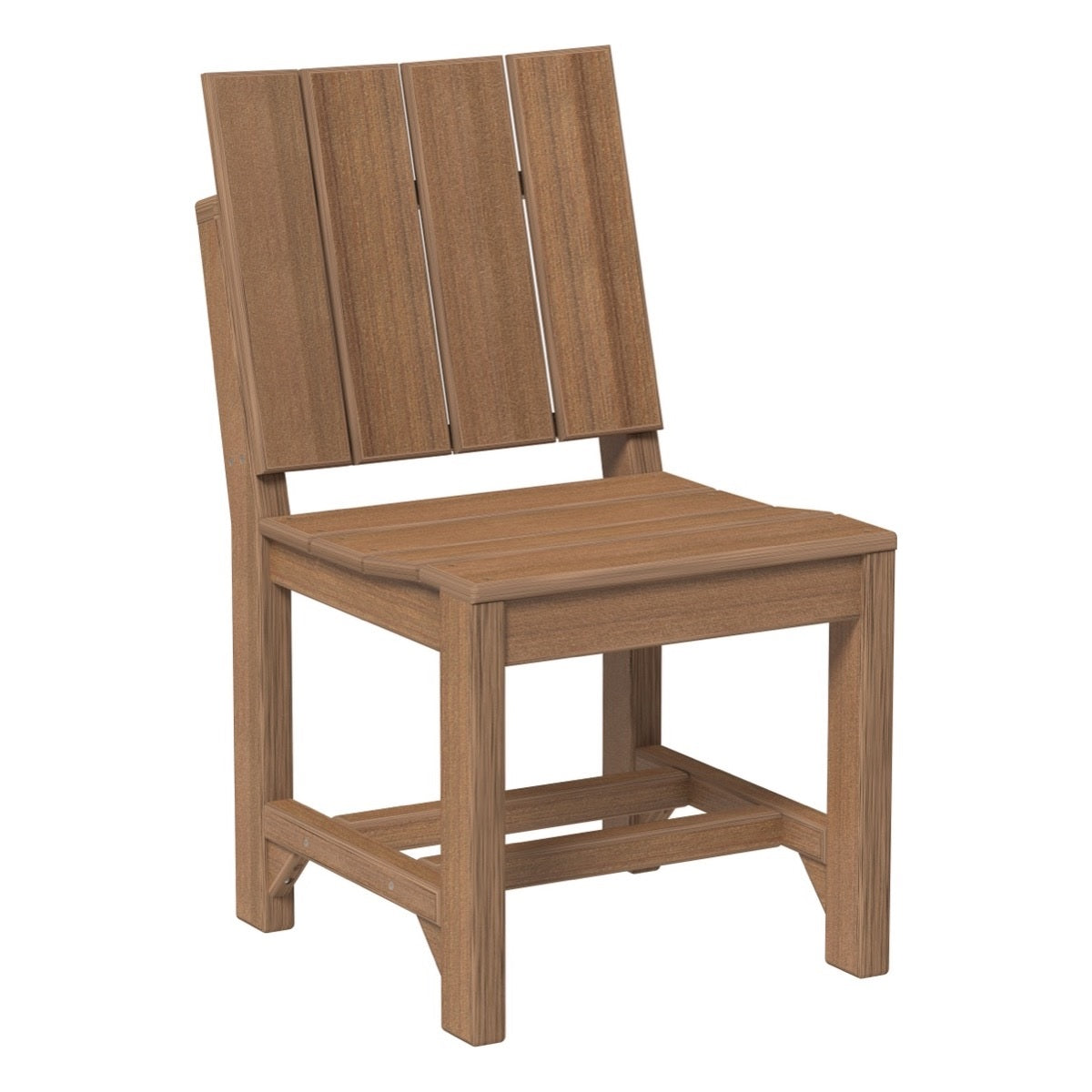 This is the Antique Mahogany colored Urban Side Chair on a white background.